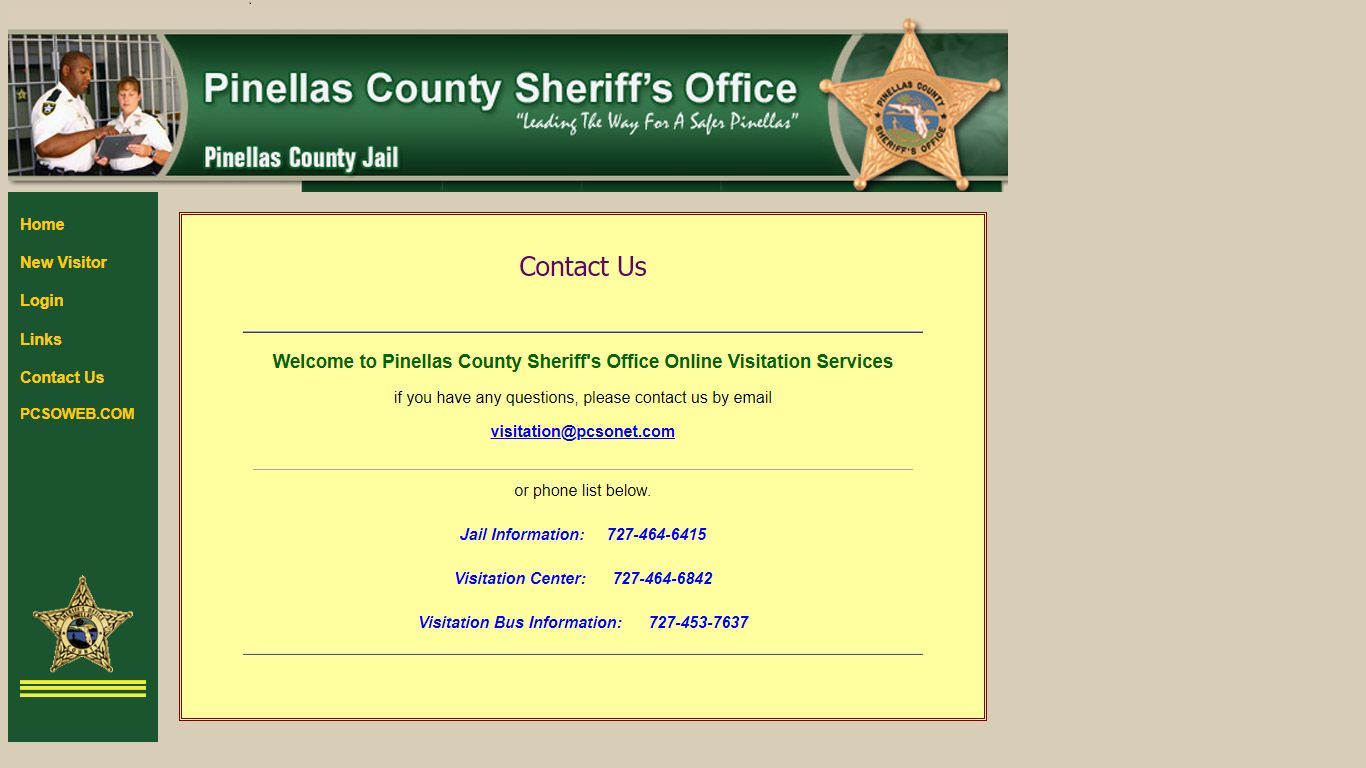 Online Visitation -- Contact Us
